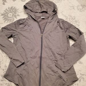 Buff Bunny Mesh Full Zip Gray Hoodie